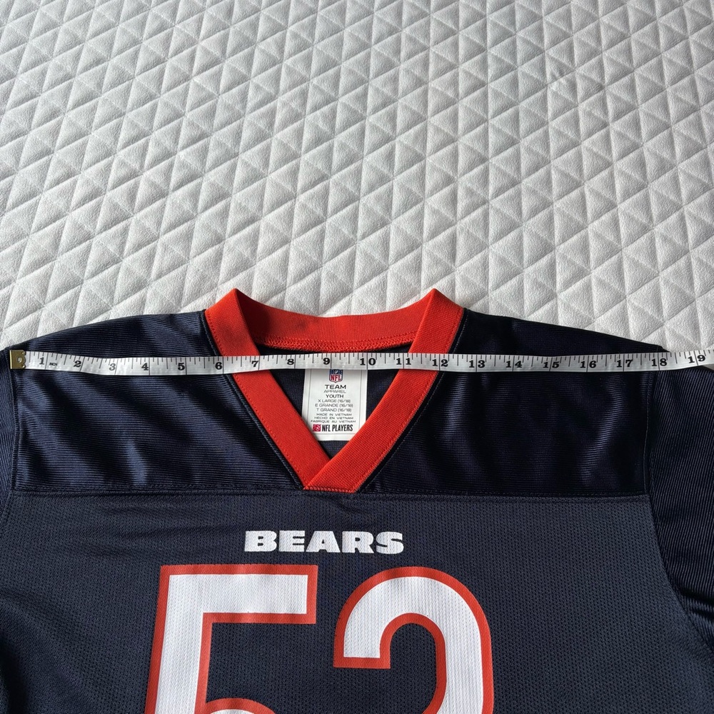 Khalil Mack Jersey #52 Chicago Bears NFL Football Youth XL (16/18) - Picture 13 of 15